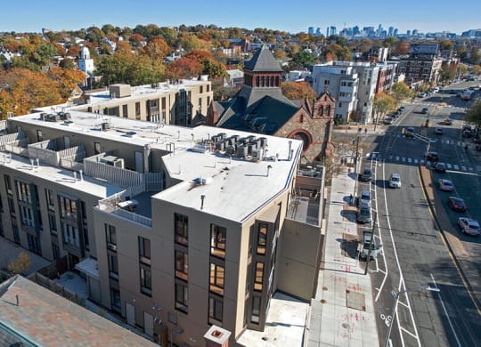 Aerial View Of Property at Saint James Place, Cambridge, Massachusetts